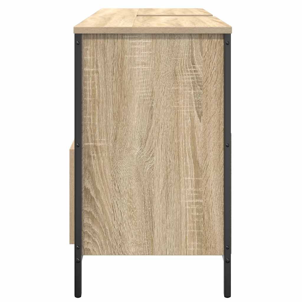 Washbasin Cabinet with Drawers Sonoma Oak