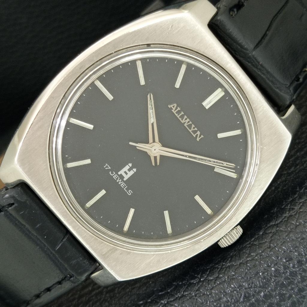 

HAND-WINDING VINTAGE ALLWYN 6300A INDIA MENS ORIGINAL DIAL WATCH a706235-1