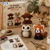 Adult DIY 3D Beaded Animal Kit Handmade Tiny Animal Beading Craft Kit Cute Bead Set Creative Hand Animal Beading Projects Set