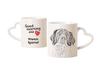French Spaniel, French Setter, Canadian Setter - Cup with a Dog, Adorable Cup with a Heart-shaped Handle, Universal Gift from the Brand