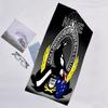 1pc Football2 Beach Towel with Custom Name, Beach/Swimming/Bath/Picnic/Camping Towel, Suitable for Seaside Beaches