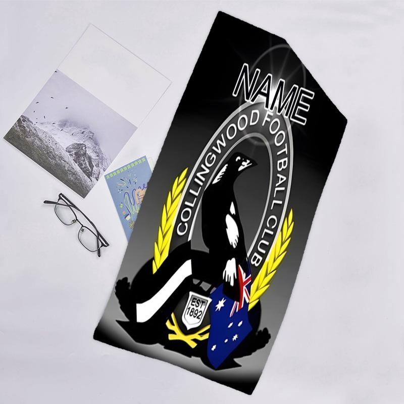 1pc Football2 Beach Towel with Custom Name, Beach/Swimming/Bath/Picnic/Camping Towel, Suitable for Seaside Beaches