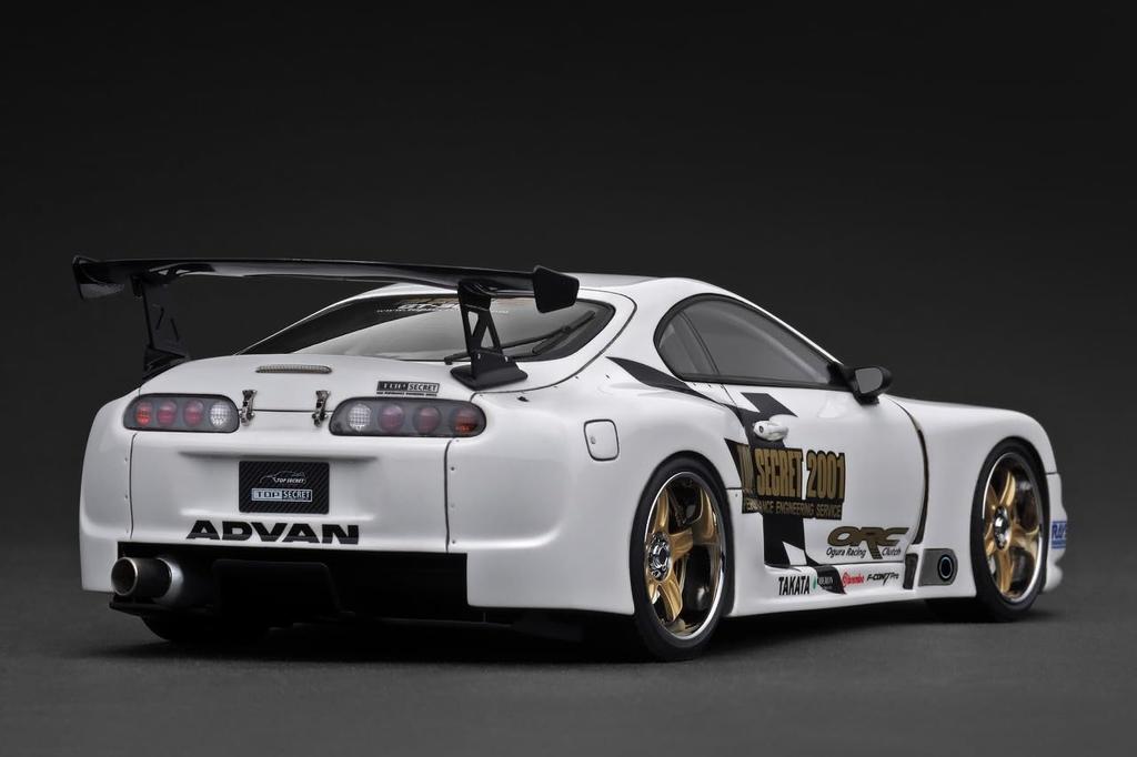 Ignition Model Scale TOP SECRET GT300 Supra Finished IG3744 TK.Company 1/18 (A80) White, Product,
