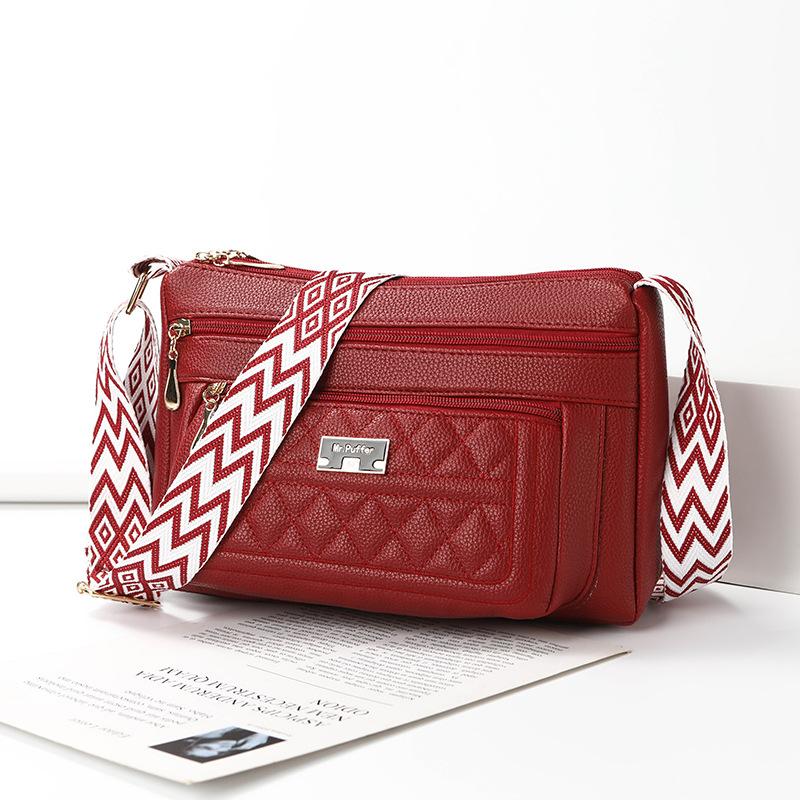 Fashionable Diamond-high-end New Element One-shoulder Crossbody Backpack Versatile Middle-aged Women's Bag