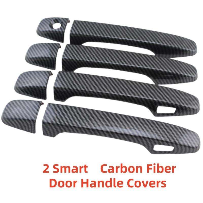Carbon Car Accessories Plated Door Handle Covers Paste Style For Toyota Avalon 2012 2013 2014 2015 2016 2017 2018 Chrome Trim