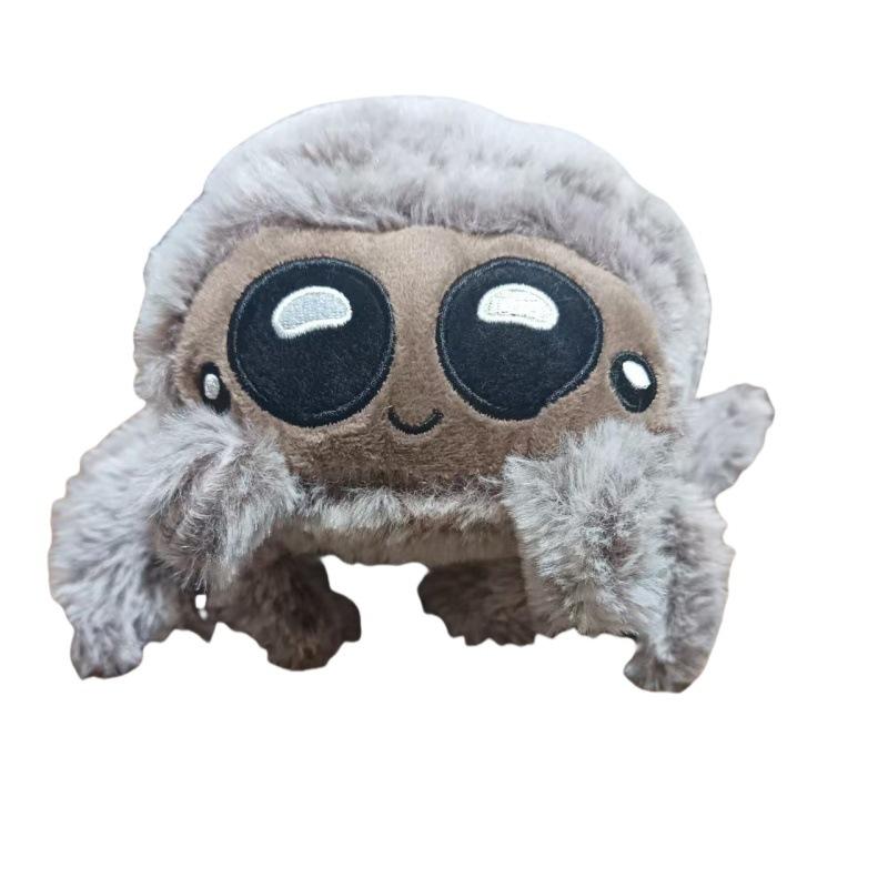 Simulated Little Spider Doll Lucas Spider Black And White Spider Plush Toy Doll