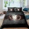 Microfiber Boxing Gloves Athlete Silhouette Queen King Take That Punch Boxing Duvet Cover Sports Games Theme Twin Bedding Set
