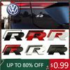 2026 Heiß Für VOLKSWAGEN VW Für Volkswagen VW R Rline Logo Metall Auto Kühlergrill Emblem Heckklappe Abzeichen Aufkleber Polo Golf Jetta Beet