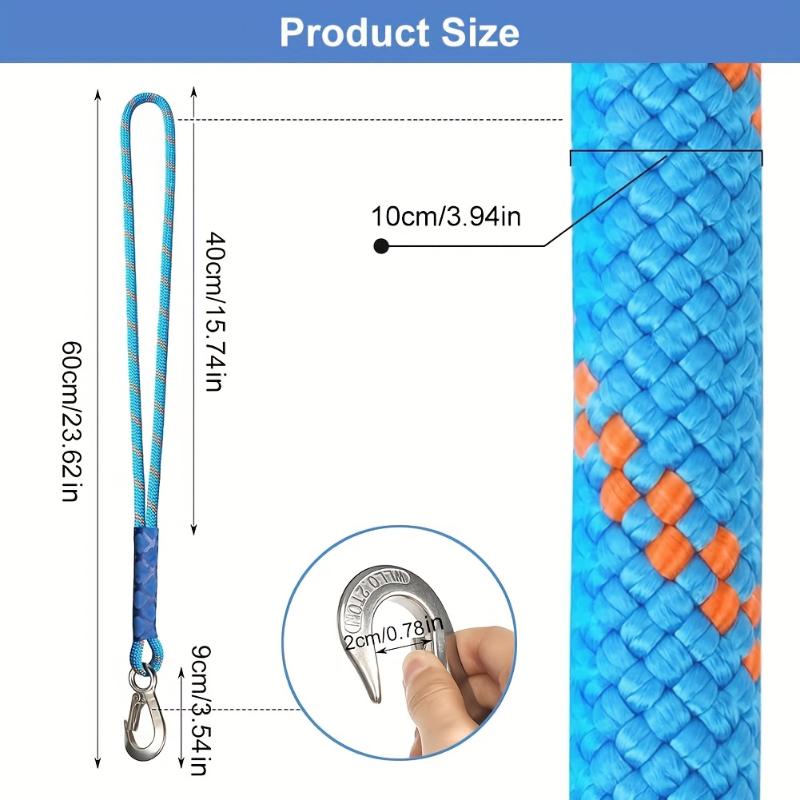 1pc Heavy-Duty Stainless Steel Swing Rope, Hammock Chair Connector Straps,Outdoor Yoga Suspension Ropes-Durable Nylon Material