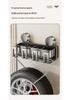 Wall-Mounted Suction Cup Toothbrush & Mouthwash Holder