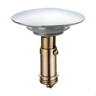 Sink Stopper Bouncing Copper Core Push Plug Cover Basin Drainage Accessories for Restroom Wash