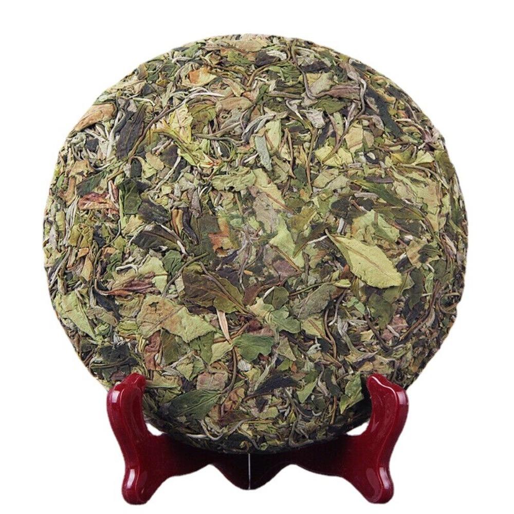 Organic Yunnan White Tea Cake Ancient Tree Spring 2023 Handmade 357g
