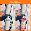 Original Butterfly Insulated Tumbler With Carry Strap For Office And Travel