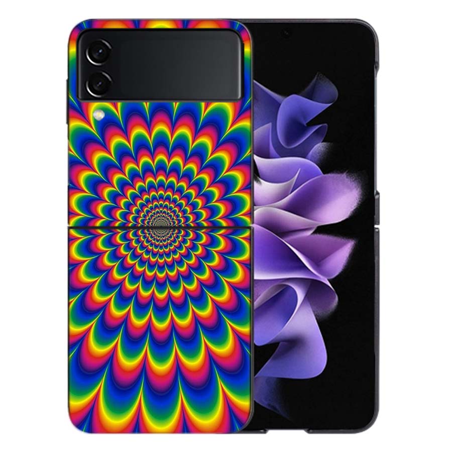 Chaotic Hypnosis Coque For Samsung Z Flip7 6 Galaxy Case Shockproof Z Flip5 Z Flip3 4 5G Hard Cover Phone TPU PC Hard Funda