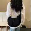Washed Canvas Multi-pocket Messenger Bag Women's Shoulder Bag