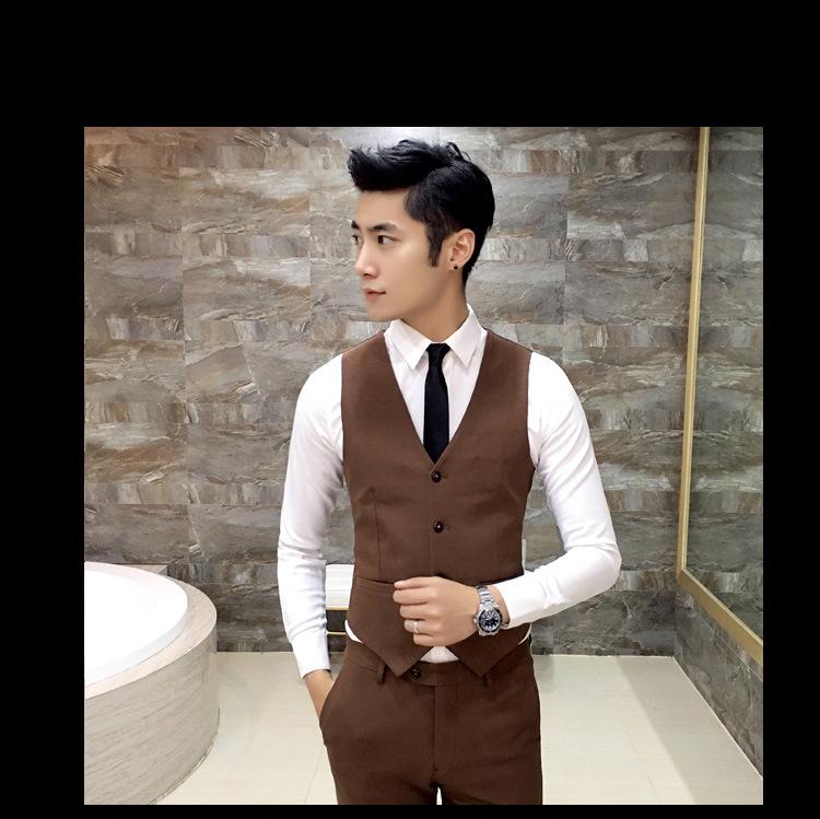 Costume trois pièces pour homme SJT33-P265 - 67,8 % Polyester, 28,7 % Viscose, 3,5 % Spandex