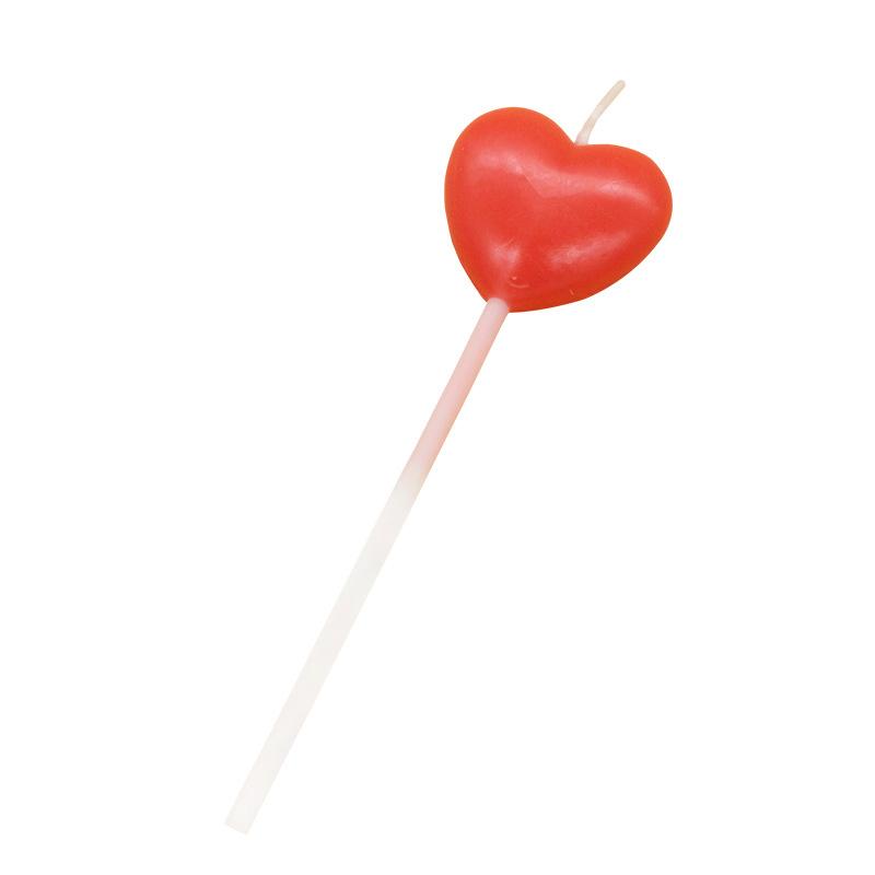 New Red Small Love Shape Birthday Candle Wedding Party Decoration Valentine's Day Confession Heart-shaped Candle