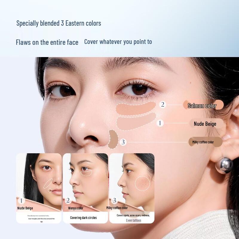 DPDP Triple-Color Concealer Palette