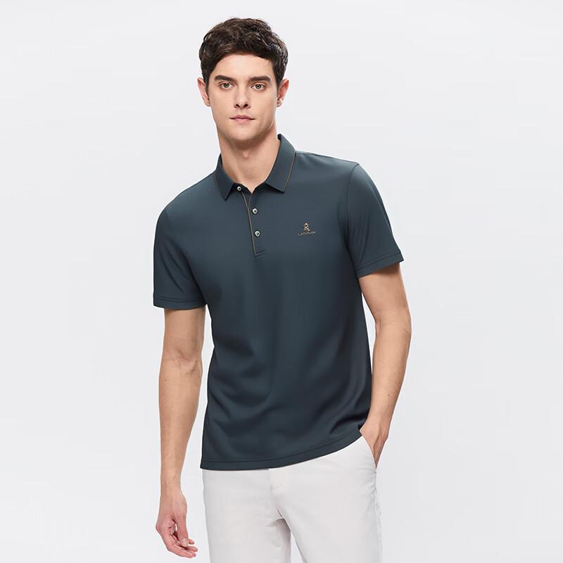 

MONTAGUT Men s Short-Sleeve Business Polo Shirt 56