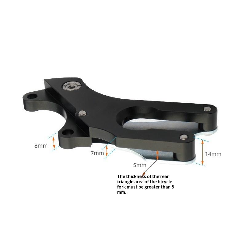 Bike Disc Brake Adapter Mountain Bike Frame V Brake Mounting Converter Road Bike Rear Wheel Heavy Duty Conversion Accessories