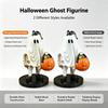 Halloween Resin Decor Set Ghost Pumpkin Figurines Home Tabletop Decoration Modern Minimalist Style