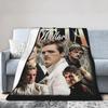 Peeta Mellark Riboto leidimo Bado žaidynių pledas Vilnos Rudens/Žiemos Daugiafunkcinis Super Minkštas Mesti Pledai Sofai Miegamojo Antklodė