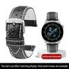 Calfskin strap Bracelet Carbonfiber Grain Watchband 18mm 20mm Red Orange Stitching Watch Band 21mm 22mm 23mm 24mm Watch Strap