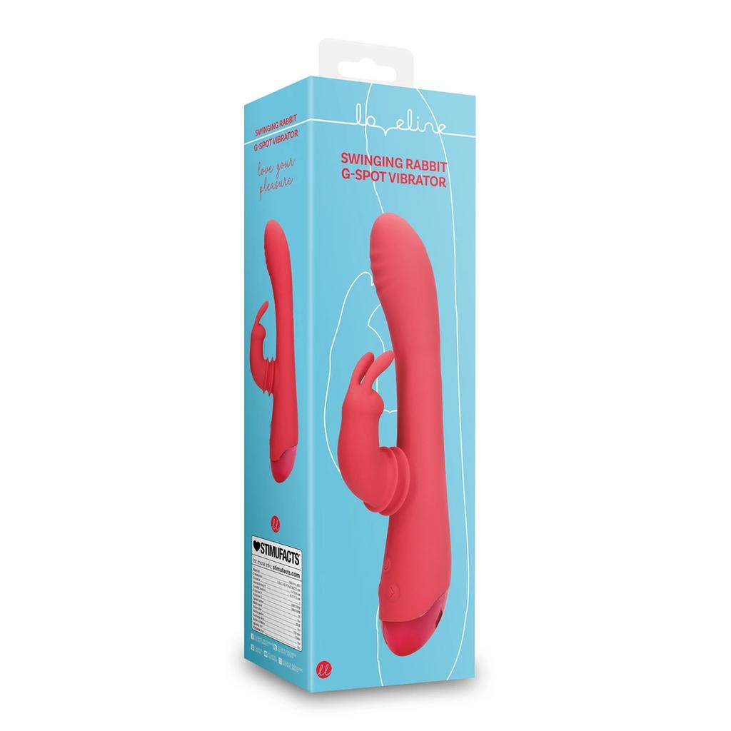 Loveline - Clitoral and G-spot Vibrator - Brighto Red