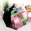 1PC Witch Princess Automatic Umbrella - Suitable Travel Outdoor Portable Umbrella Birthday Gift Daily Essentials