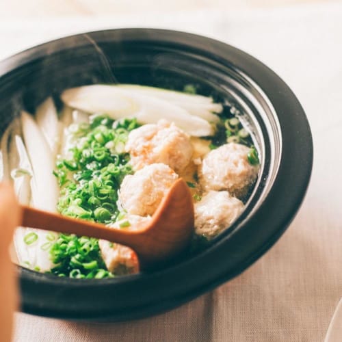 HARIO Earthen Pot No. 9 with Glass Lid 3000ml GDN-255-B Black