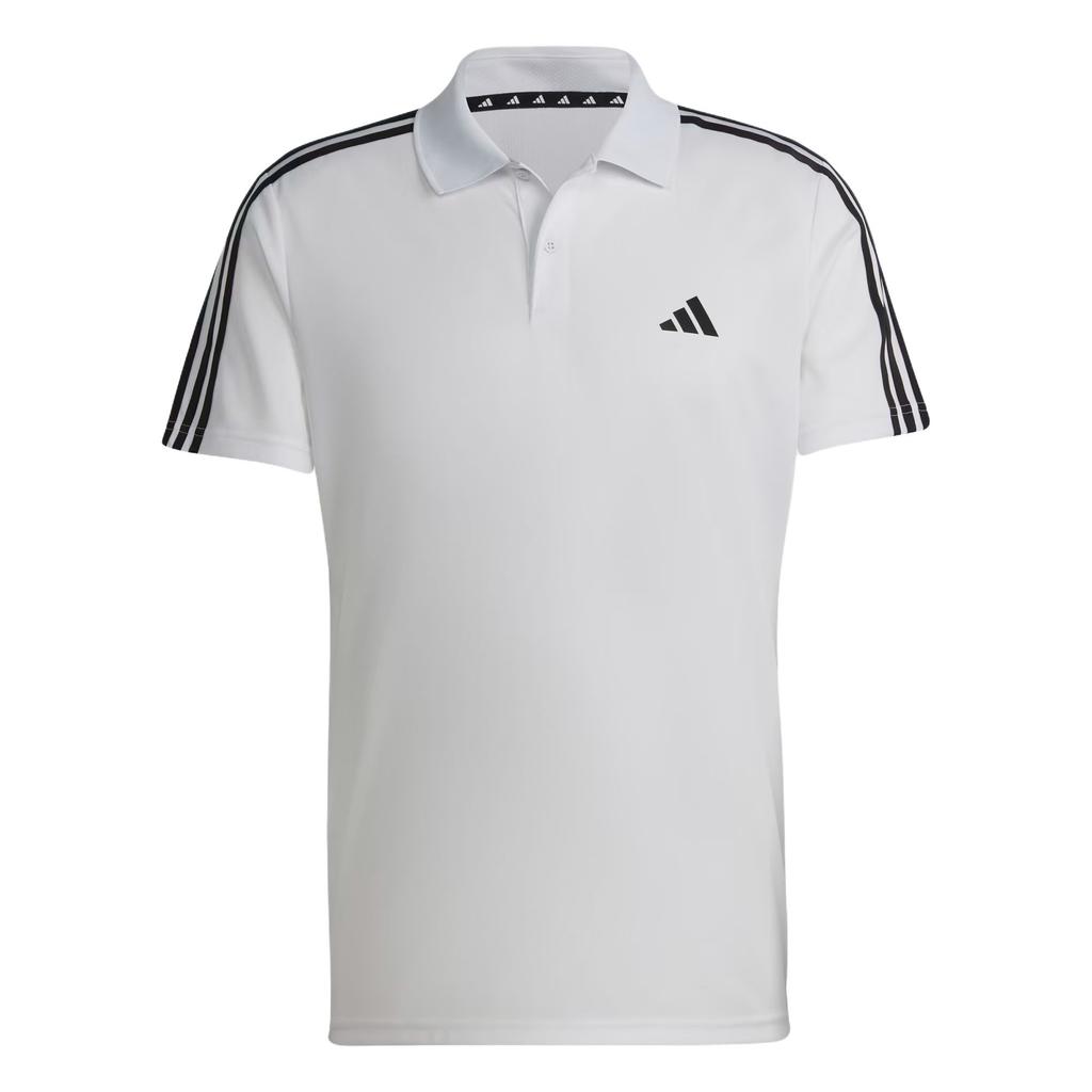 Adidas Polo Shirts Men's White Polo Collar Moderate Straight Fit IB8109