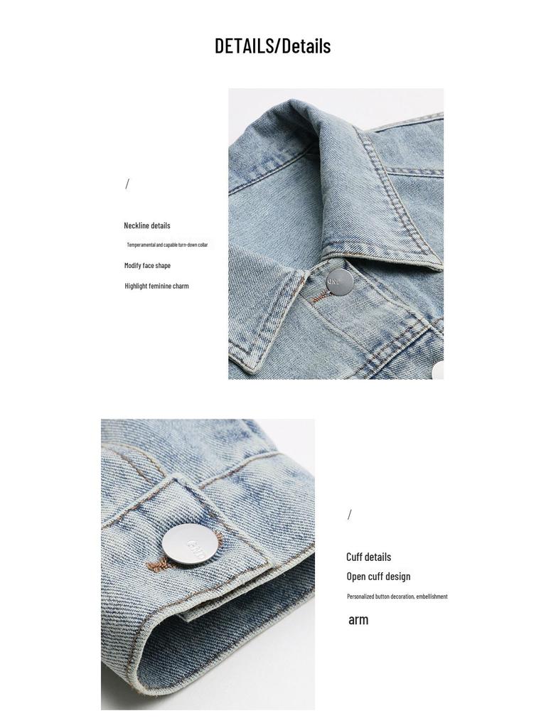 2024 Spring Casual Denim Two-Piece: Trendy, Versatile, and Fashionable