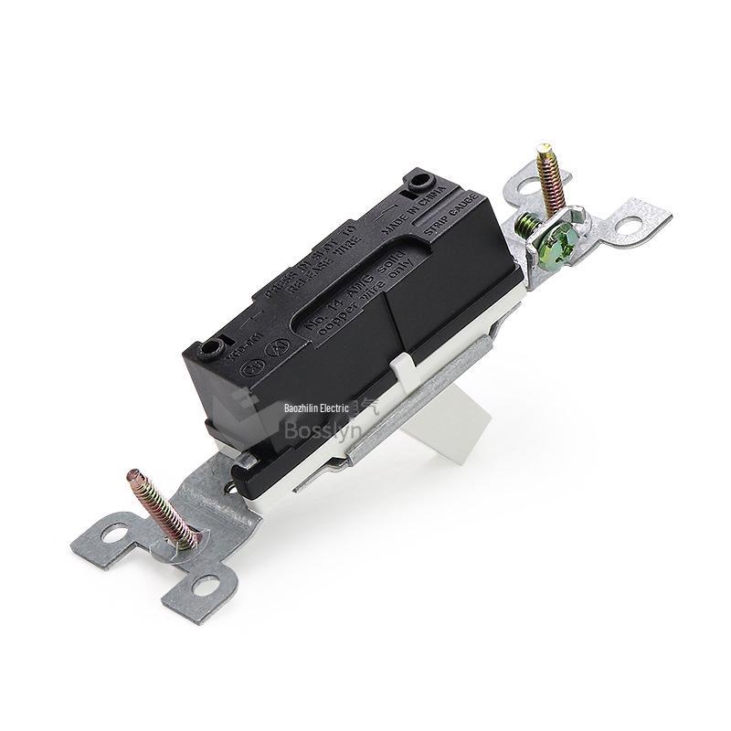 American Standard Single Control Rocker Light Switch for North & South America Household Wiring