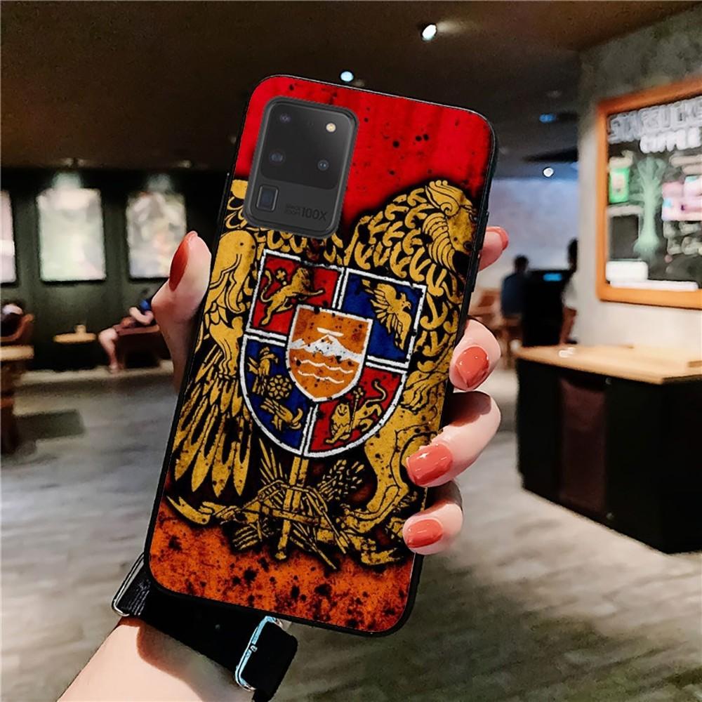 Armenia Armenians Flag Phone Case For Samsung S 9 10 20 21 22 23 30 23plus lite Ultra FE S10lite Fundas