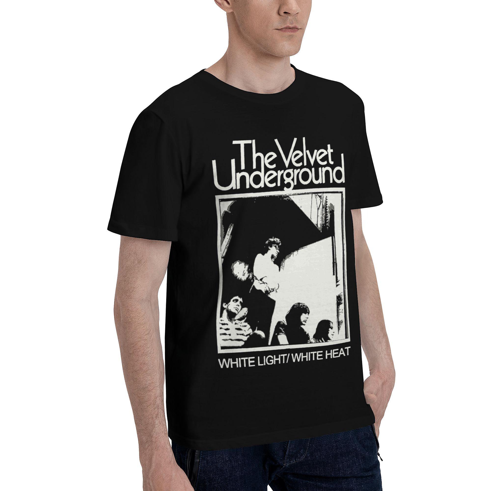 

Графический принт The Velvet Underground Band Футболка для унисекс-музыки Крутые аниме-футболки из чистого хлопка Одежда с коротким рукавом L