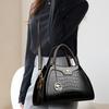 Luxury Patent Leather Handbags for Women Designer Crocodile Pattern Women's Shoulder Crossbody Bag Hobos Ladies Messenger Bags