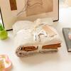 Class A Cotton Maternal And Infant Grade Lace Double-Layer Yarn, Small Style, Fresh, Soft And Comfortable Bed Sheet, Bed Hat Four-Piece