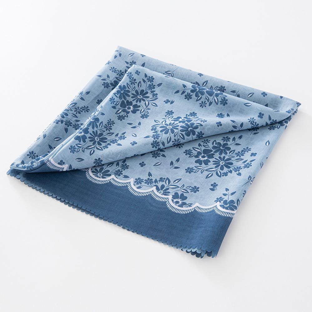 Șal Exclusiv Malaezia Protecție Solară Rezistent la Praf Imprimeu Fir Bali, Eșarfă Pătrată 110*110