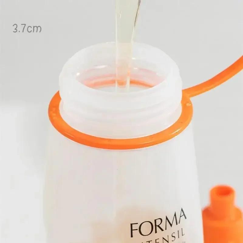Convenient Food Cooking Honey Squeeze Bottle Creative Oil Bottle Prevent Oil Leakage Pointed Mouth Plastic Oil Pot Kitchen Tools
