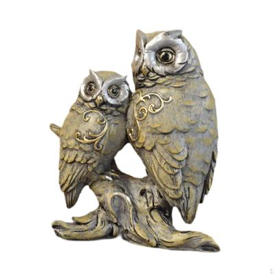 Majestic Owl Figurine for Home Decor - Elegant Animal Sculpture Office Or Living Room