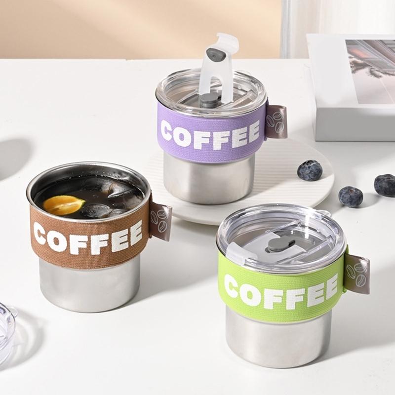 Durable 400ml Double Wall Travel Tumblers Durable Stainless Steel 400ml Thermal Cup for Coffee and Outdoors Adventure