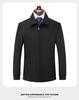 Men's Plus Size Lapel Business Casual Jacket for Dad - Spring & Autumn