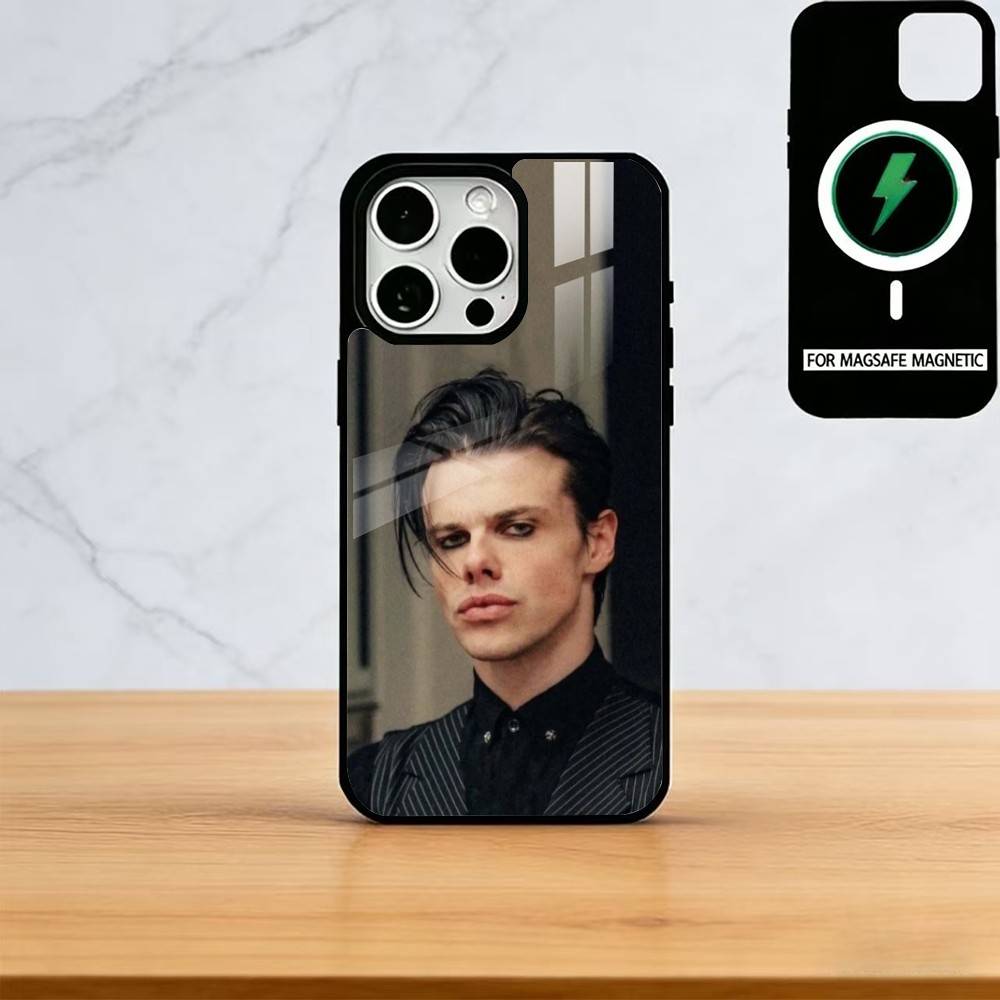 Yungblud Music Singer Phone Case For iPhone17,16,15,14,13,12,11 Plus,Pro Magnetic with Magsafe Wireless Charging