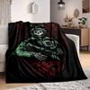 1 stuks Resident Evil Zacht Comfortabel Dekbed Digitale Print, All-Season Multifunctioneel Gebreid Stof Beddengoed, Kantoor, Bank Huisdecoratie Dekbed
