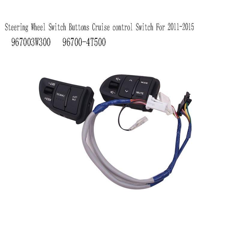 For KIA Sportage 2011-2015 96700-4T500 Steering Wheel Switch Buttons 967003W300 Cruise Control Switch