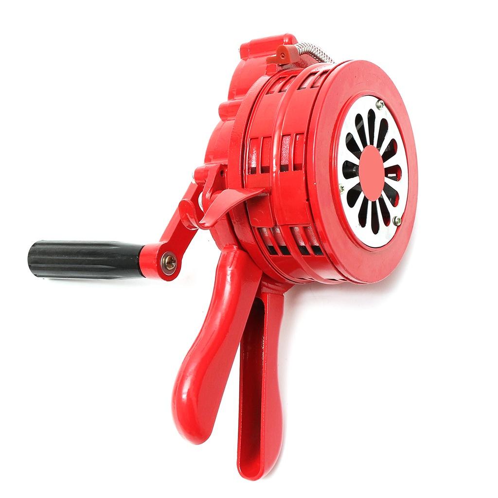 4.5Inches 110dB Manual Operated Metal Alarm Air Raid Emergency Safety New Hand Crank Siren Horn