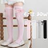 Süße Spitzenrüschen Baby Strümpfe Schleifen-Dekor Kinder Kniehoch Baumwolle Säuglinge Lange Schlauchsocken Stilvolle Strumpfwaren
