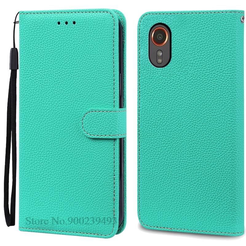 

Чехол Xcover 7 для Samsung Xcover 7, кожаный чехол-кошелек с откидной крышкой для Samsung Galaxy Xcover 7, Xcover7 SM-G556B, чехол, чехол, Fundas For Samsung Xcover 7 небесно-голубой