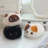 Soothing Feature Stuffed Animal Cat Soft Fluffy Fluffy Cat Toy Soft Cat Plush Toy  Baby Gift