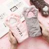 1 PZ Borsa Portapenne Peluche Zampa di Gatto Carina per Ragazza Scuola Cancelleria Kawaii Materiale Scolastico Borsa per Cosmetici